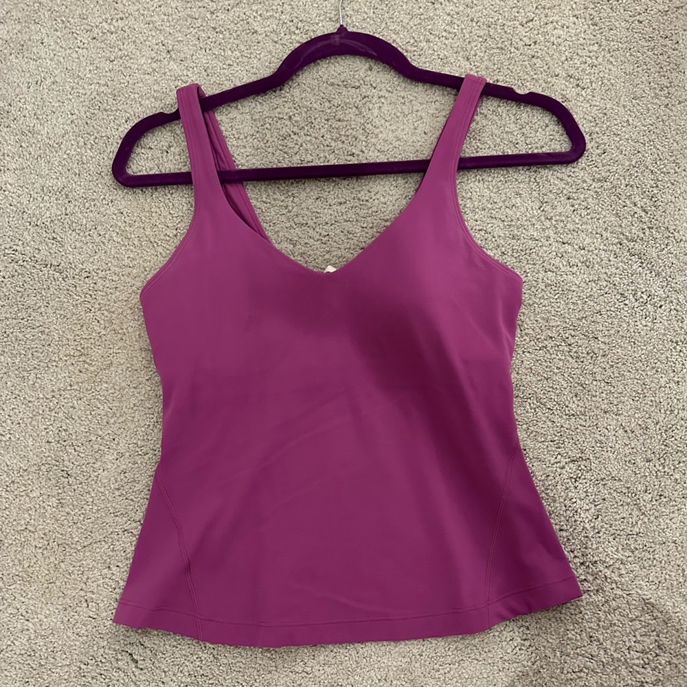 Lululemon Athletica Purple Tank Top